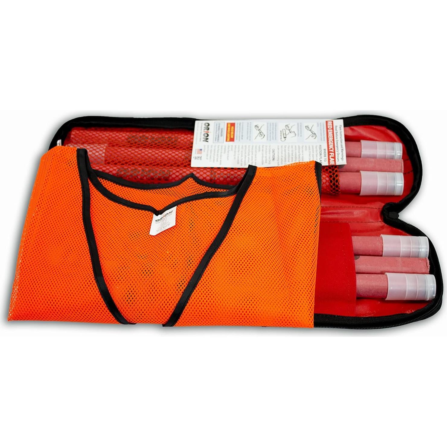 Kit de Señales de Emergencia Orion Safety 6030 - 6 Señales + Chaleco