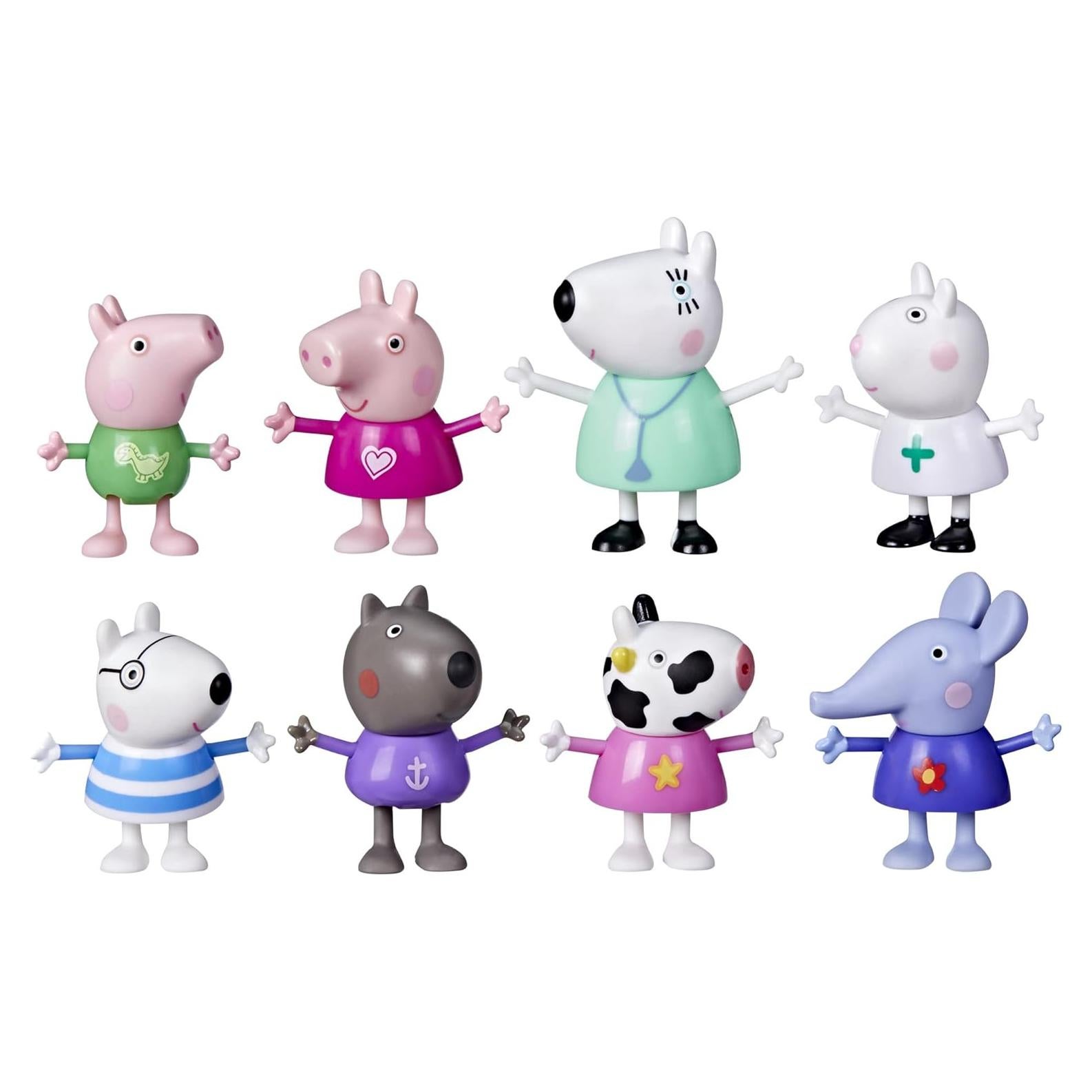 Figuras Peppa Pig Dr. Polar Bear 8 Piezas Juguetes 3+