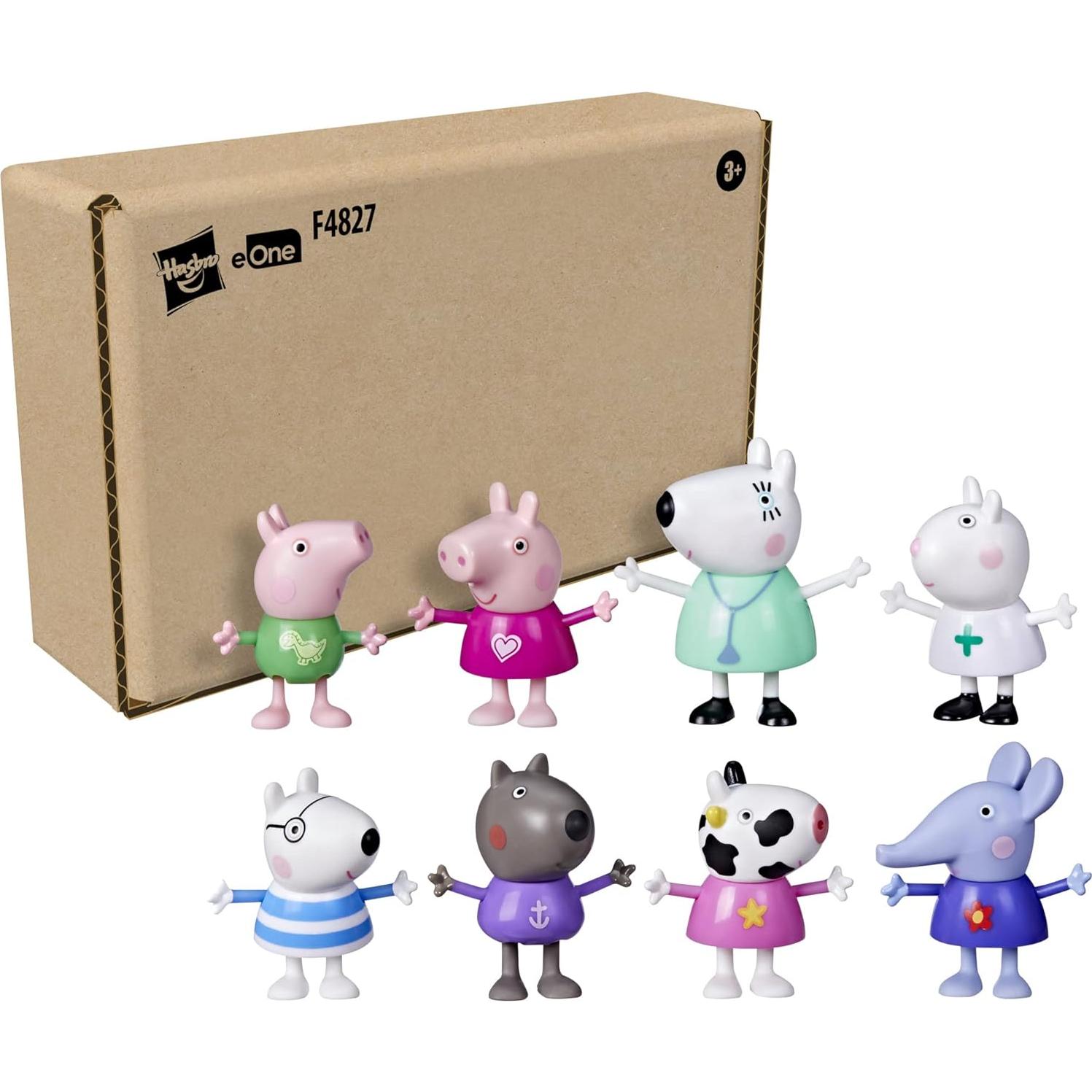 Figuras Peppa Pig Dr. Polar Bear 8 Piezas Juguetes 3+