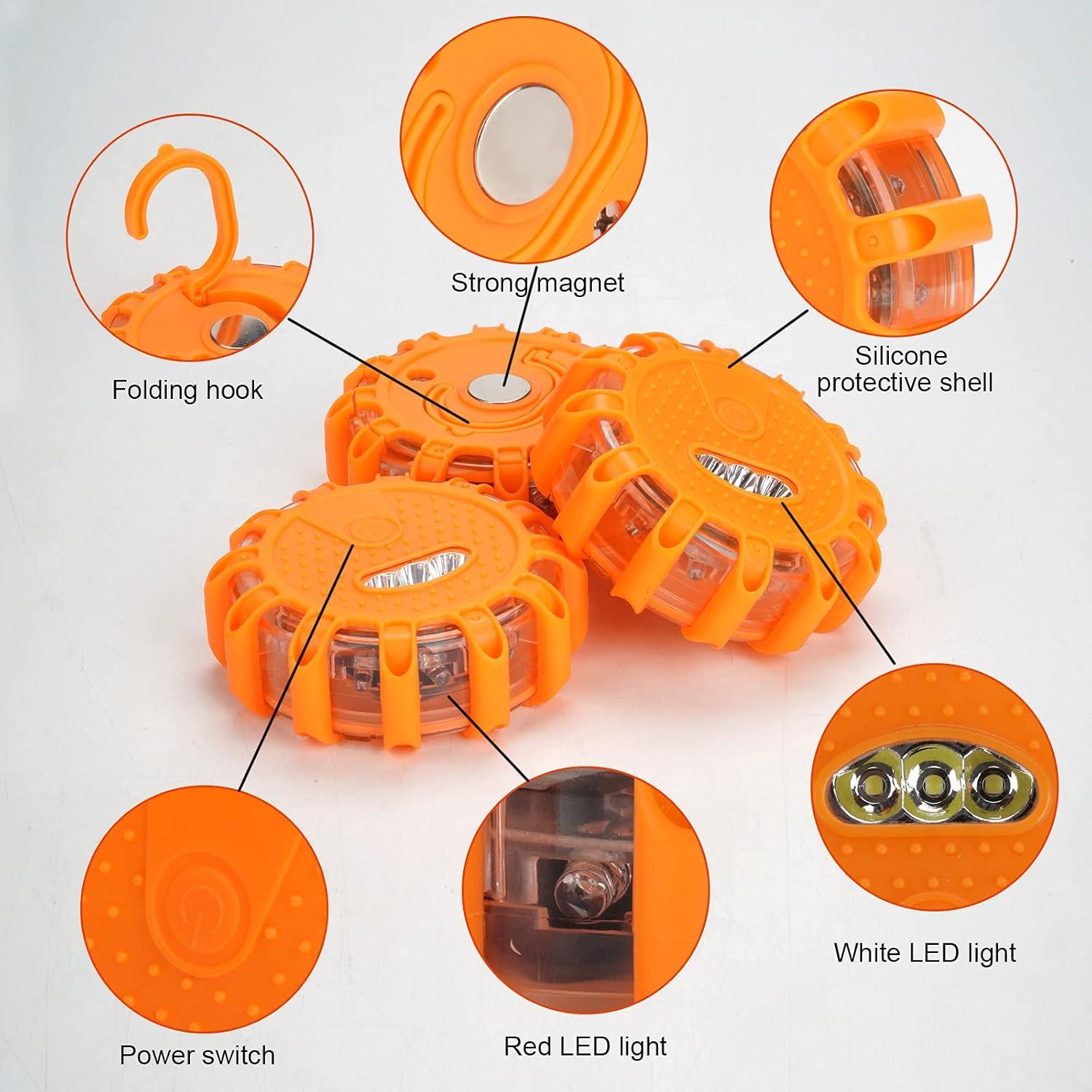 Kit de luces de advertencia LED HEIGPAN GP906, 6 unidades