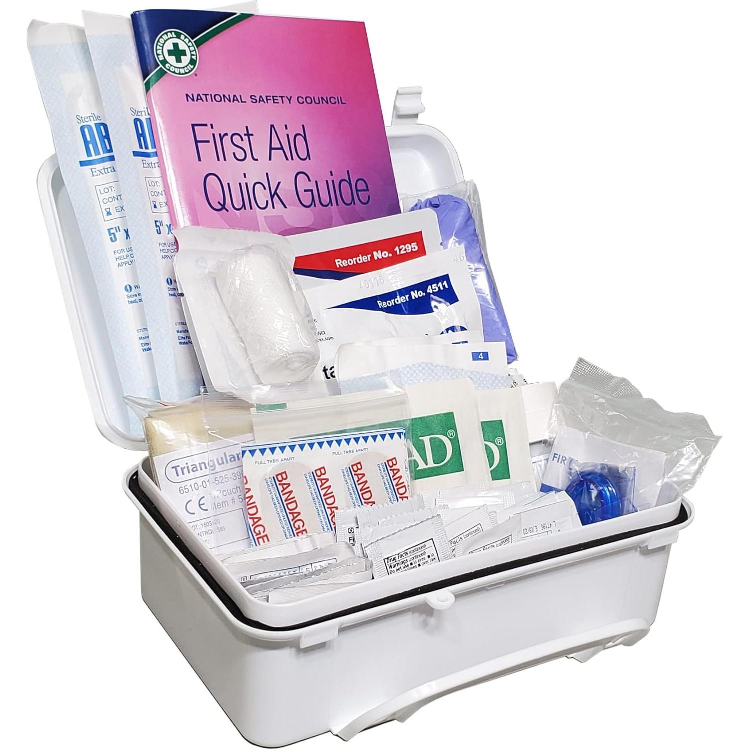 Kit de Seguridad en Carretera USKITS - Extintor, Flares LED, Primeros Auxilios