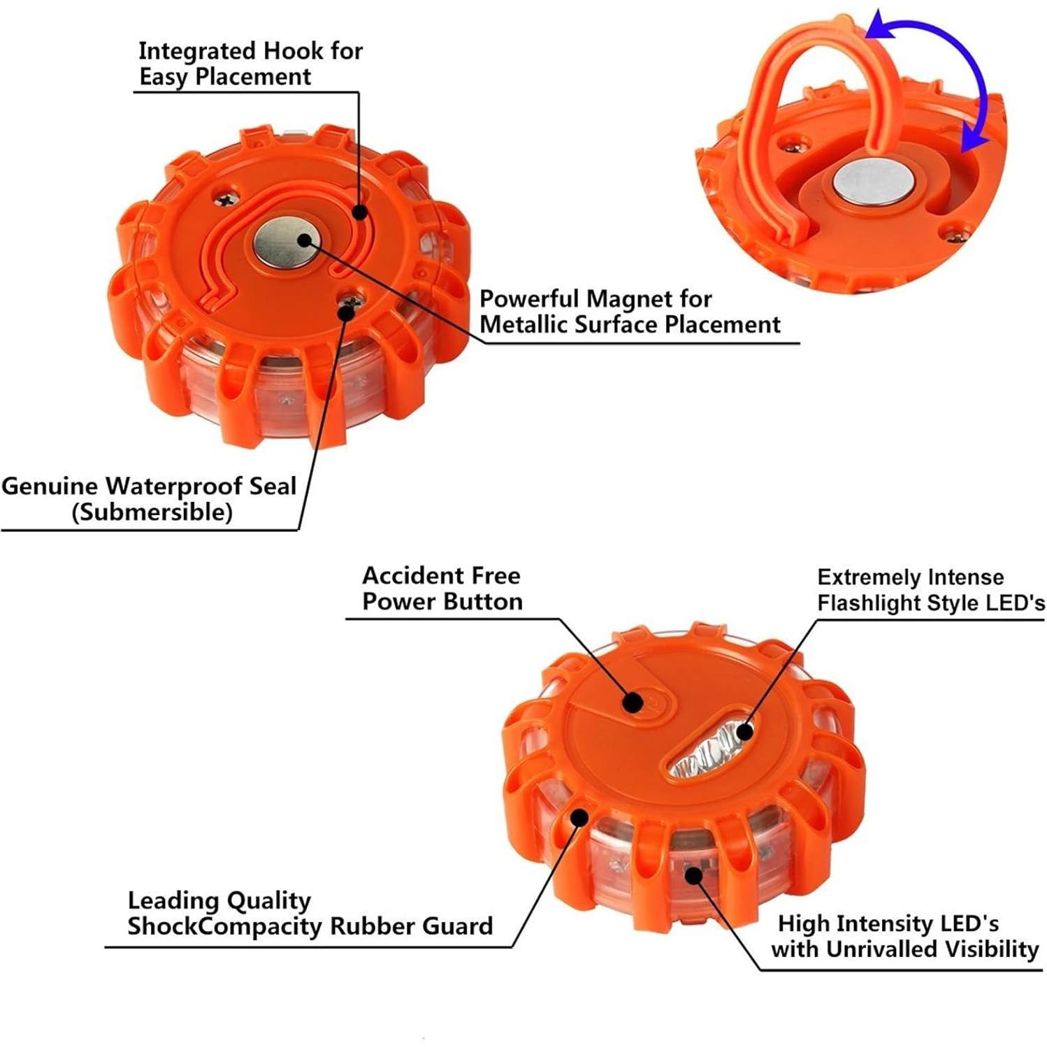 Kit de Emergencia en Carretera DEDC - Triángulo, Chaleco y LED