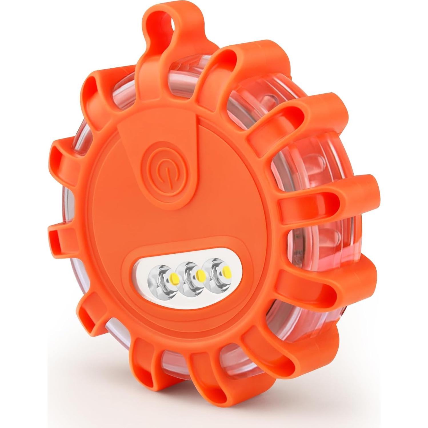 Kit de 3 Balizas LED Recargables de Seguridad AK - Impermeables