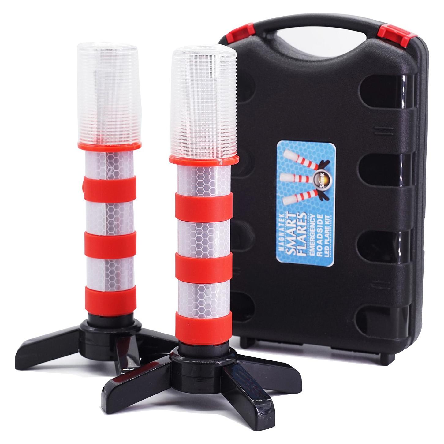 Luces de Emergencia LED SlimK con Soporte Magnético - 2 Pcs