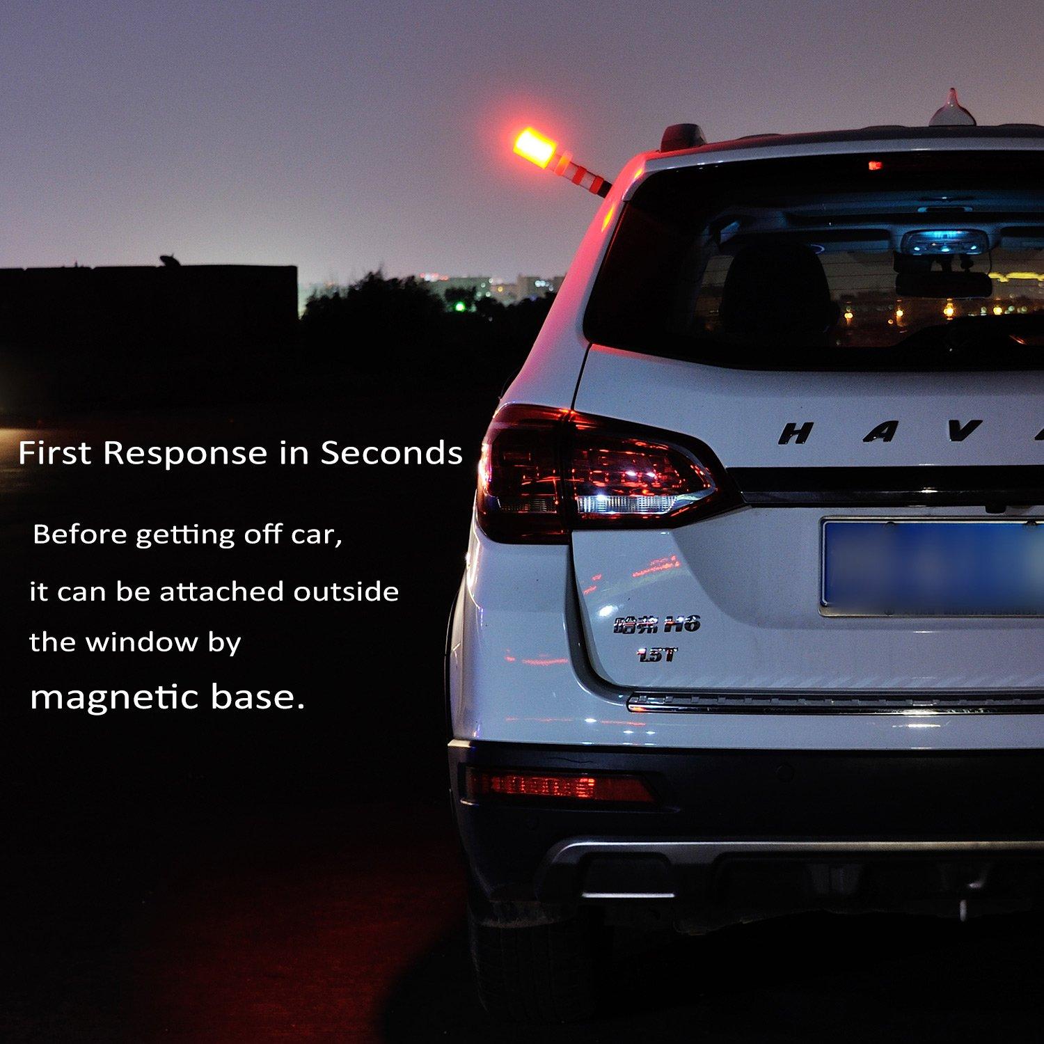 Luces de Emergencia LED SlimK con Soporte Magnético - 2 Pcs