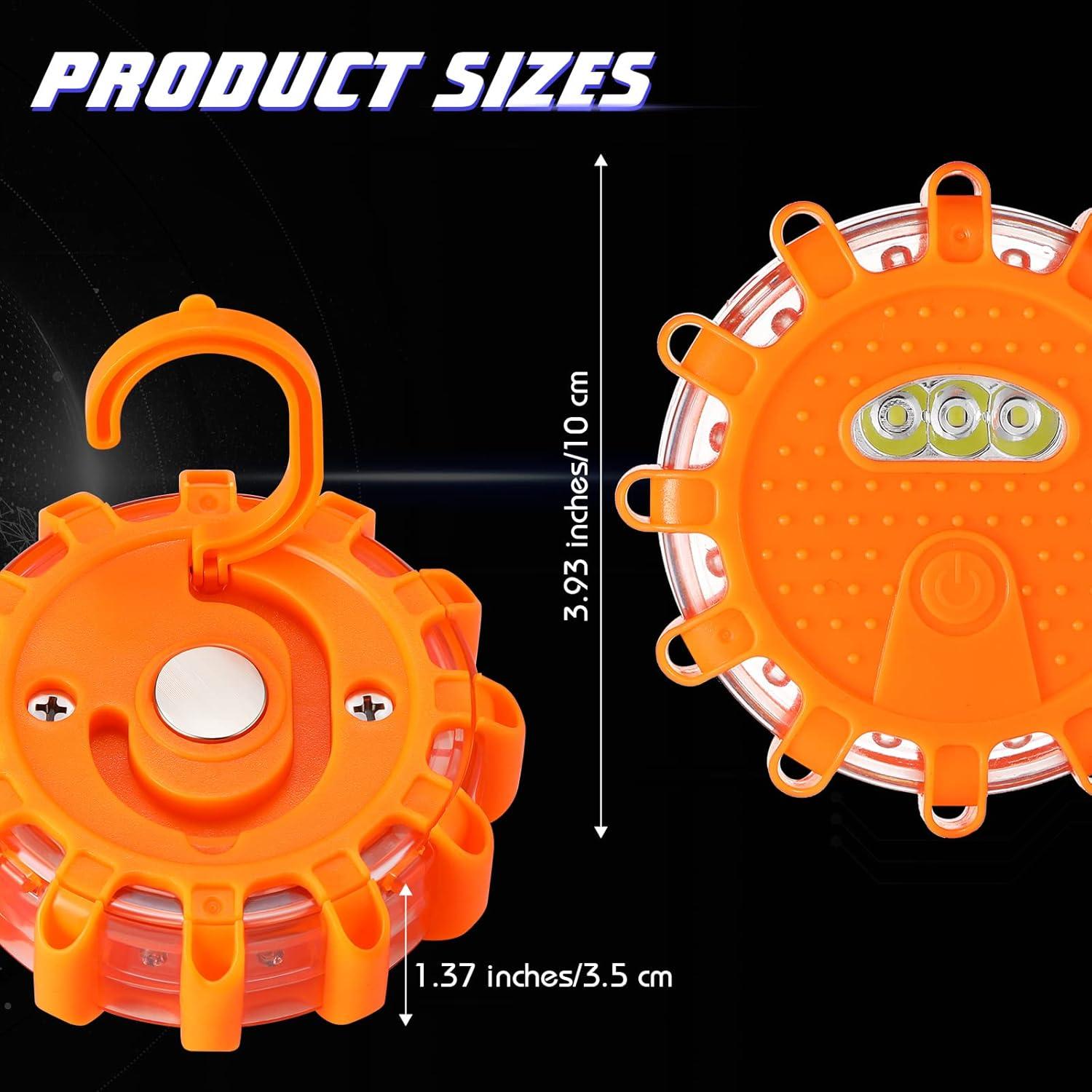 Luces de Emergencia LED Frienda 24 Piezas con Imán y Gancho