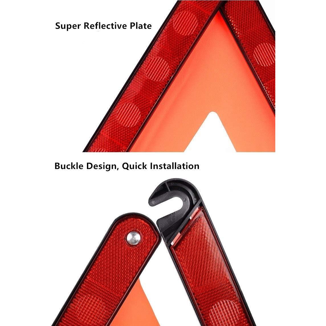 Kit de Triángulo de Seguridad Aikko 3 Piezas Reflectantes