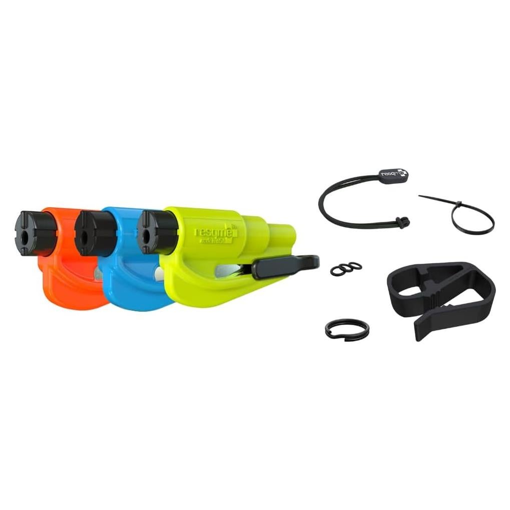 Herramienta de Escape Resqme 2-en-1 Cortador y Rompedor - Azul