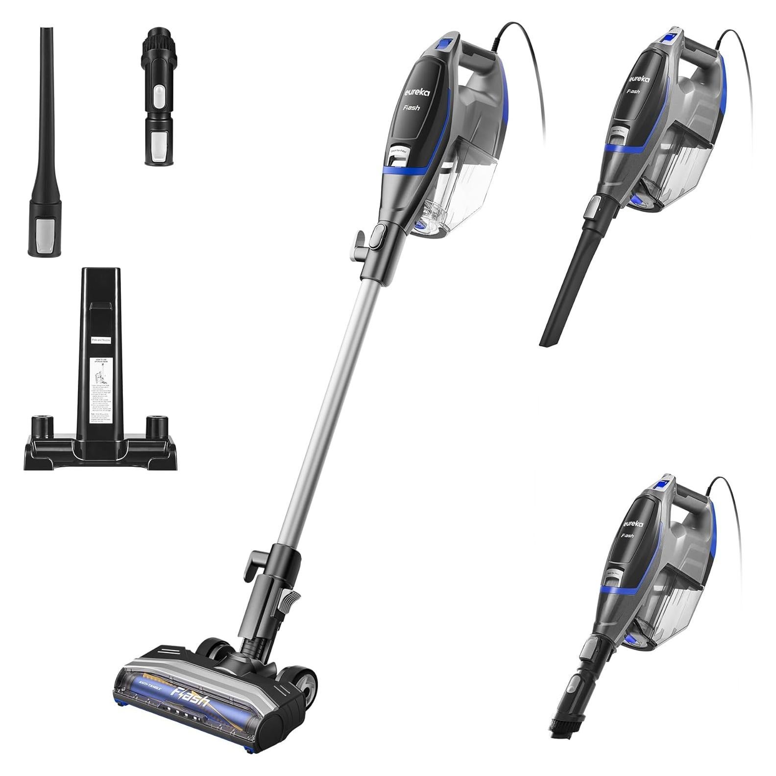 Aspiradora de varilla Eureka NES520BL para pelo de mascota