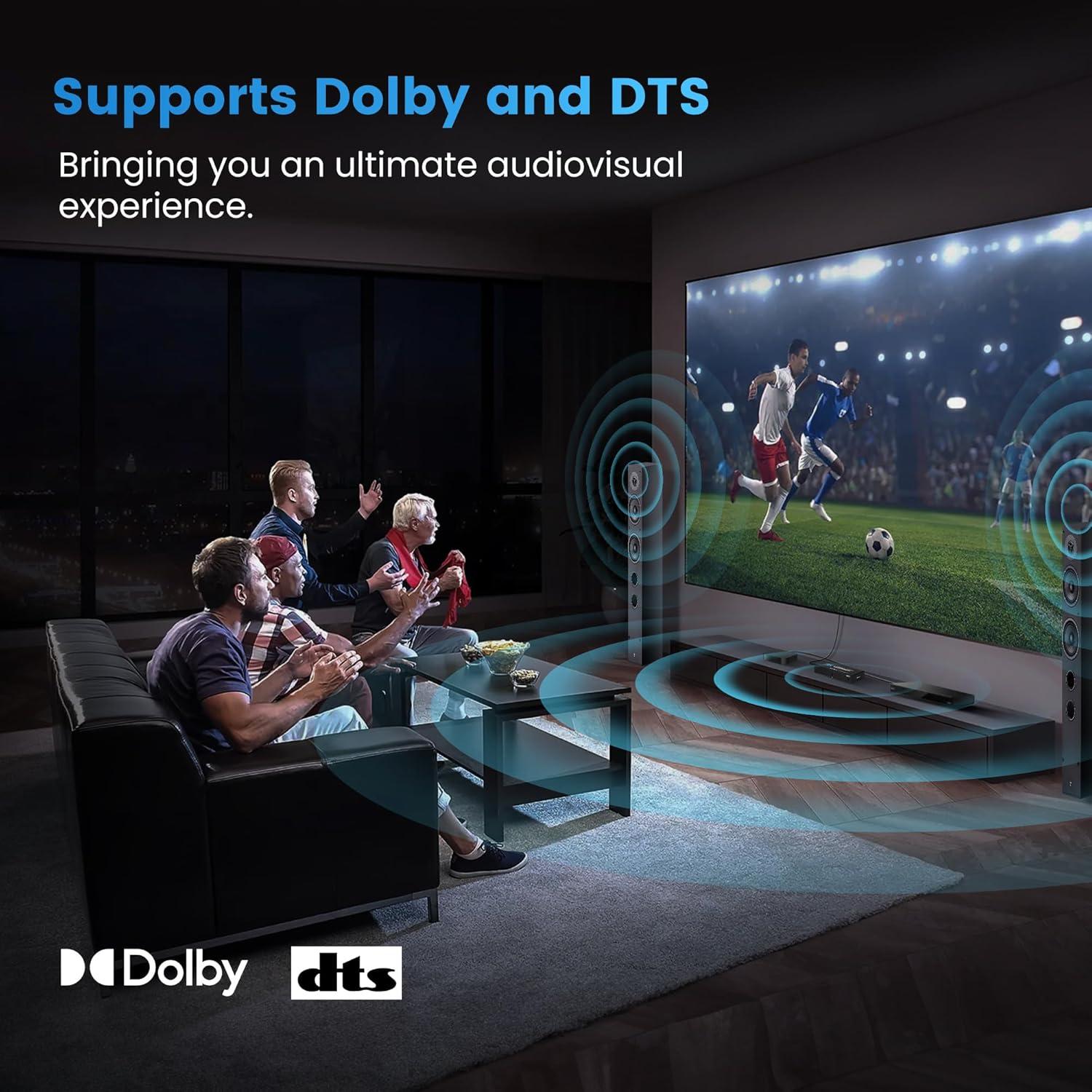 Interruptor HDMI 5x1 NEWCARE 4K@60Hz con Control Remoto