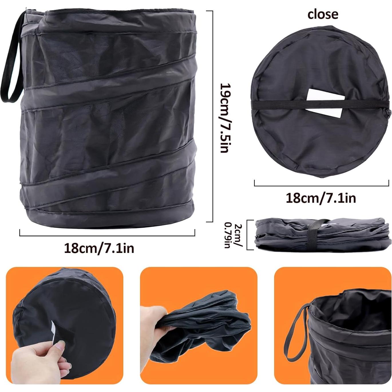 Basurero Plegable para Coche Coldpa, 6.35x12.7cm, Multifuncional