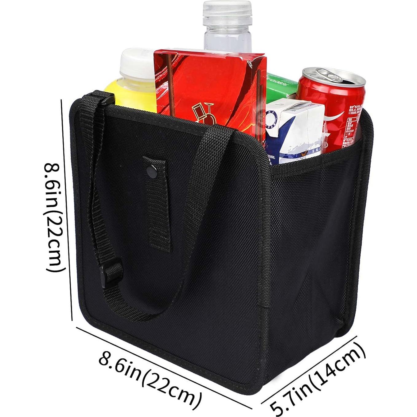 Basurero de Coche Plegable Power Tiger 7L Impermeable Negro