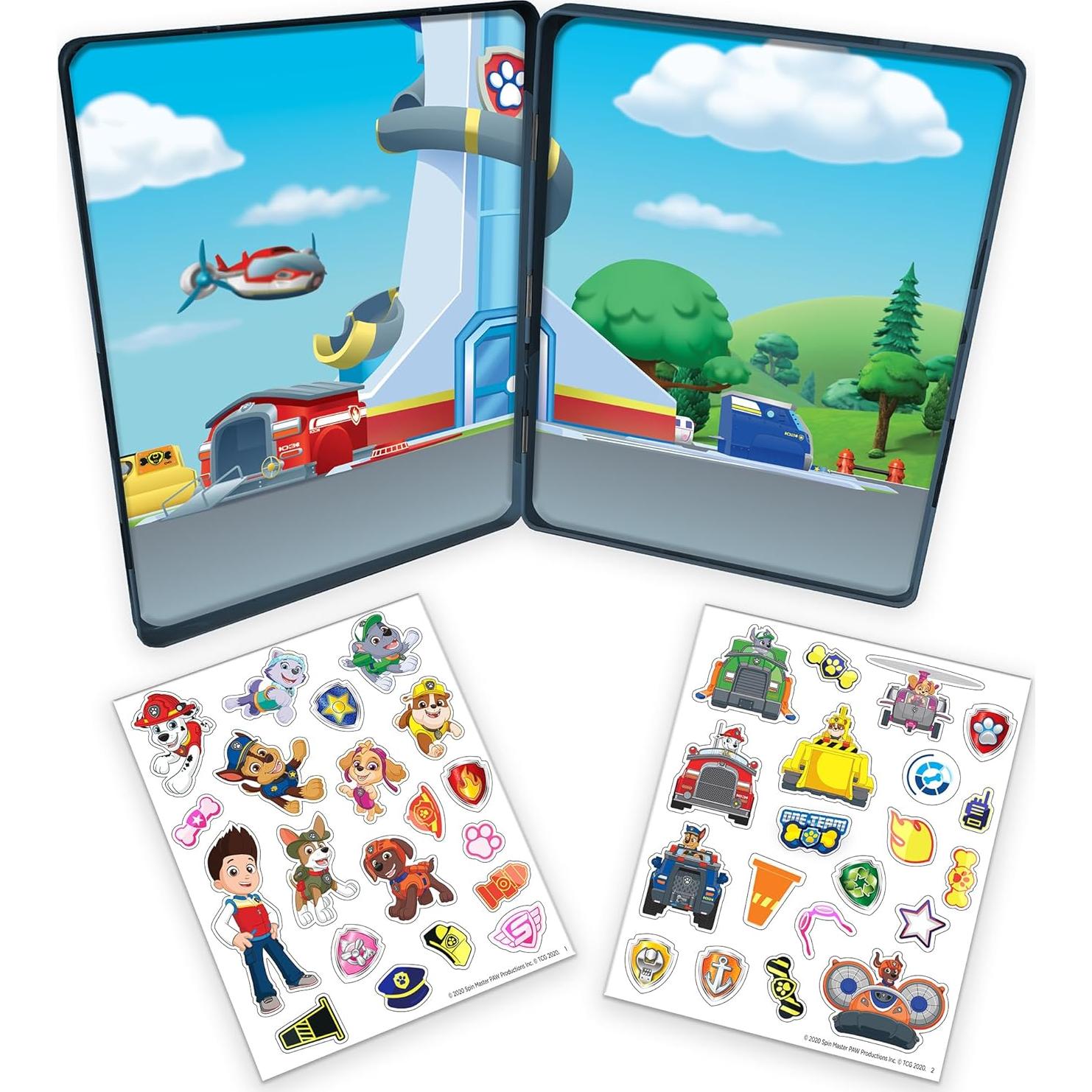 Juego Magnético Paw Patrol - Lata de Almacenamiento 40 Piezas
