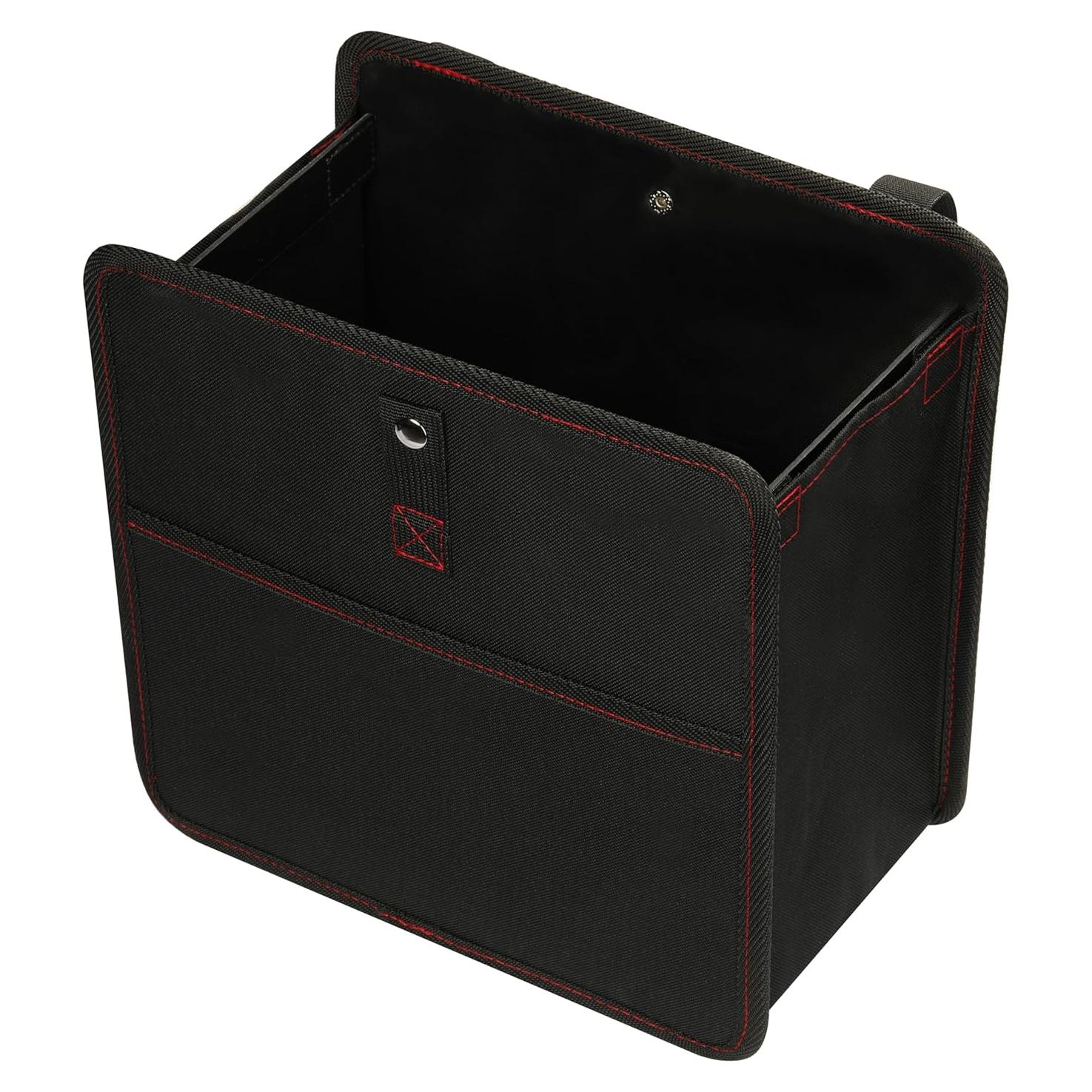 Basurero de Auto Simple Deluxe 11.4 Litros Plegable Impermeable Negro