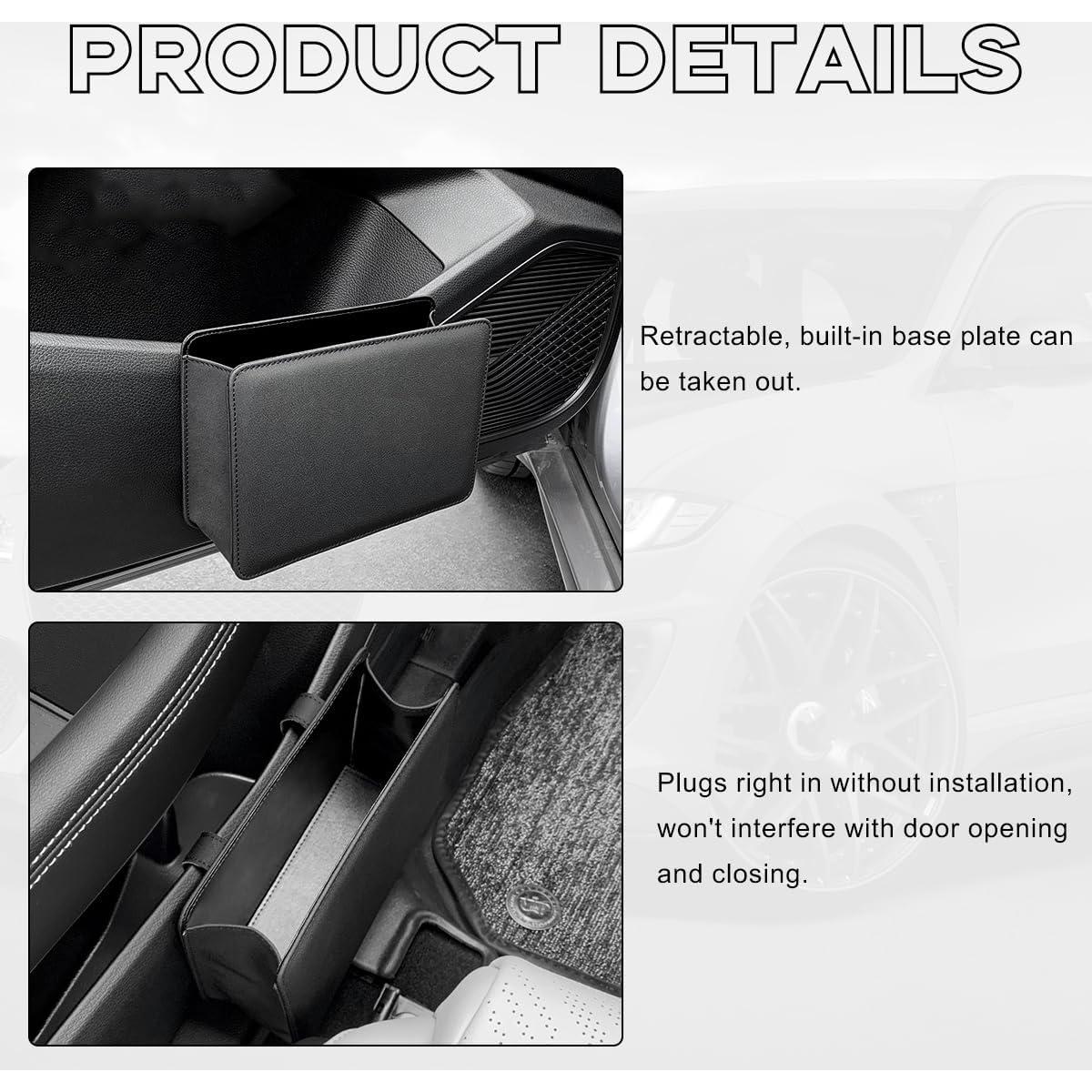 Cubo de Basura Plegable para Auto Yourkar Beige 1.89L