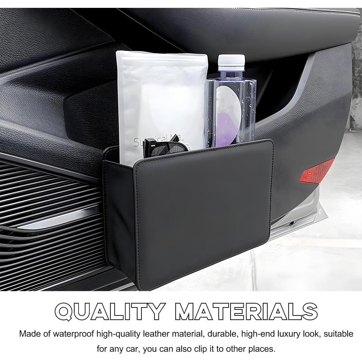 Cubo de Basura Plegable para Auto Yourkar Beige 1.89L