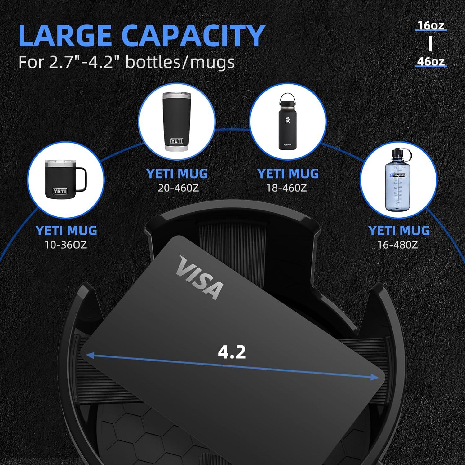 Expansor Soporte para Tazas de Coche DYLEN Ajustable 2.7-10.67cm