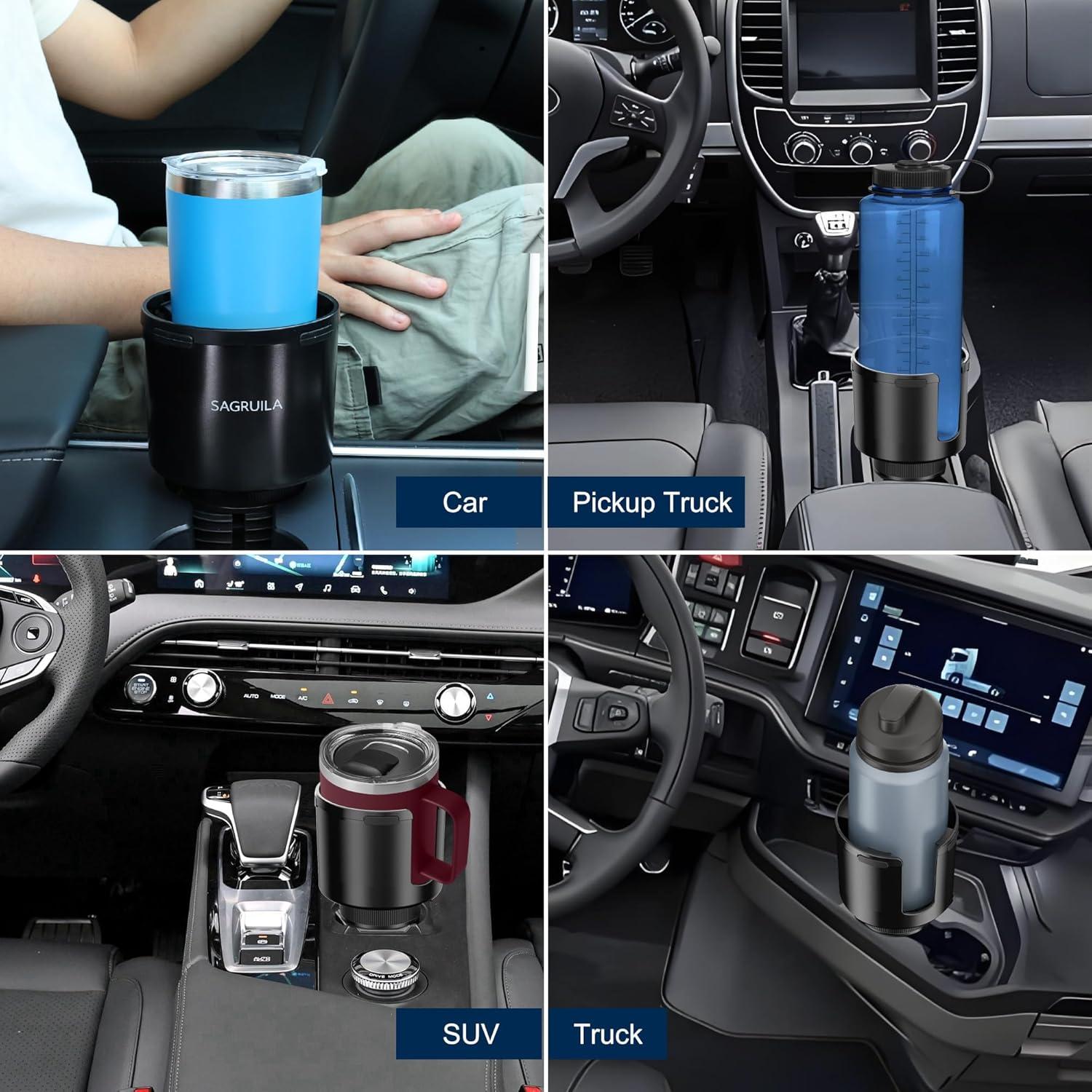 Expansor de Soporte para Tazas de Auto SAGRUILA - Base Estirable