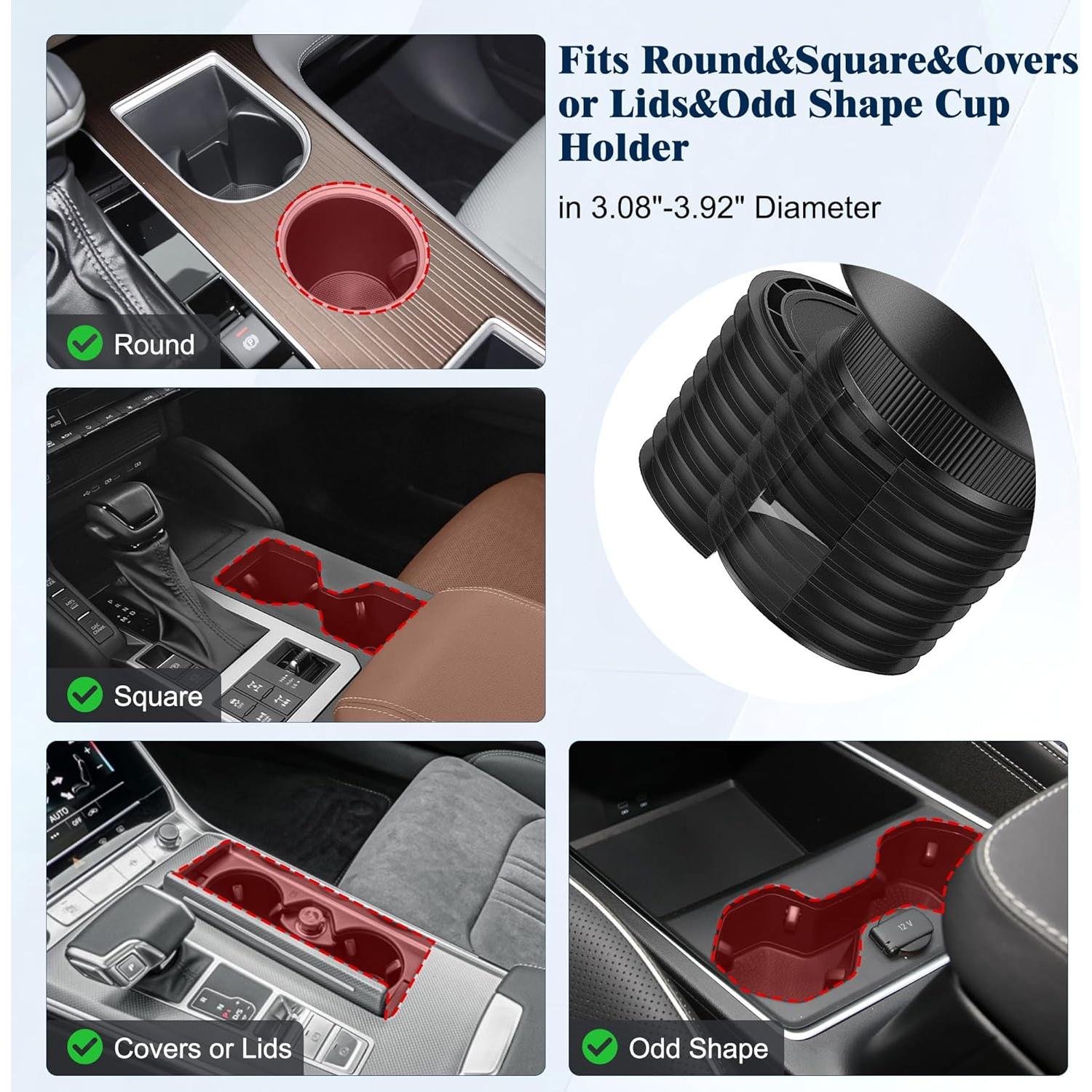 Expansor de Soporte para Tazas de Auto SAGRUILA - Base Estirable