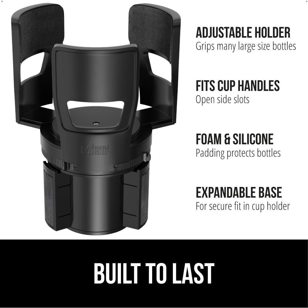 Expansor Porta Vasos GORILLA GRIP Ajustable Negro 0.53-1.42L