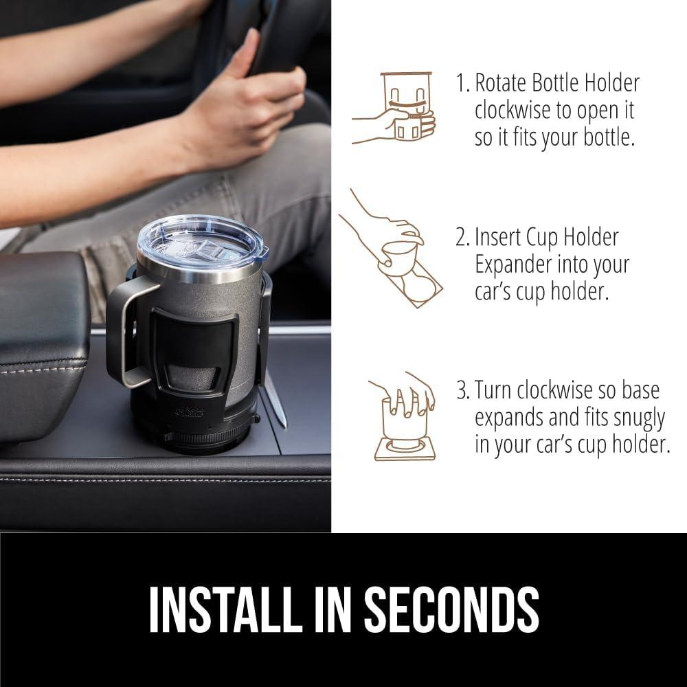 Expansor Porta Vasos GORILLA GRIP Ajustable Negro 0.53-1.42L