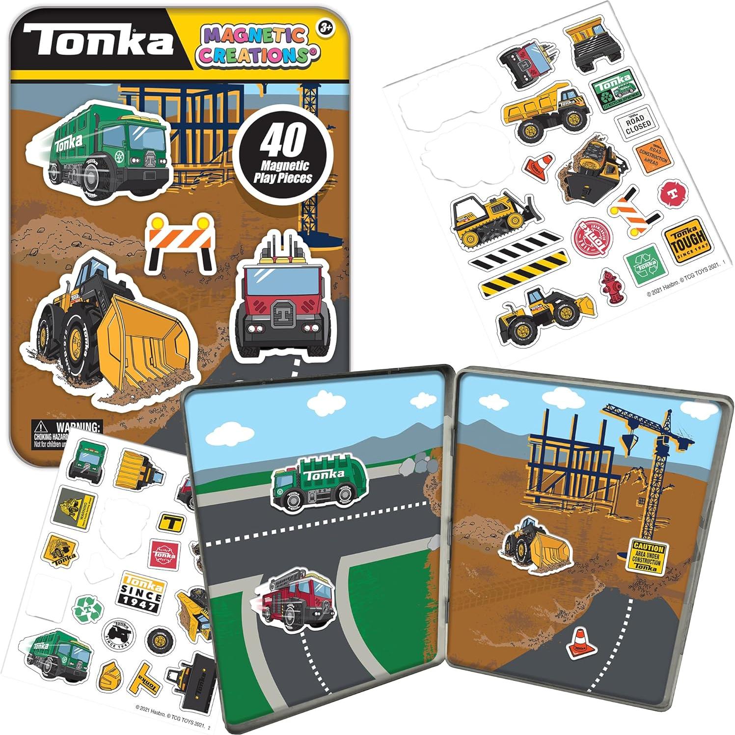 Juego Magnético Tonka Lata 40 Piezas Multicolor