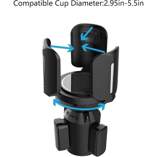 Adaptador Soporte para Tazas de Auto NOVAKE Ajustable 0.5 kg