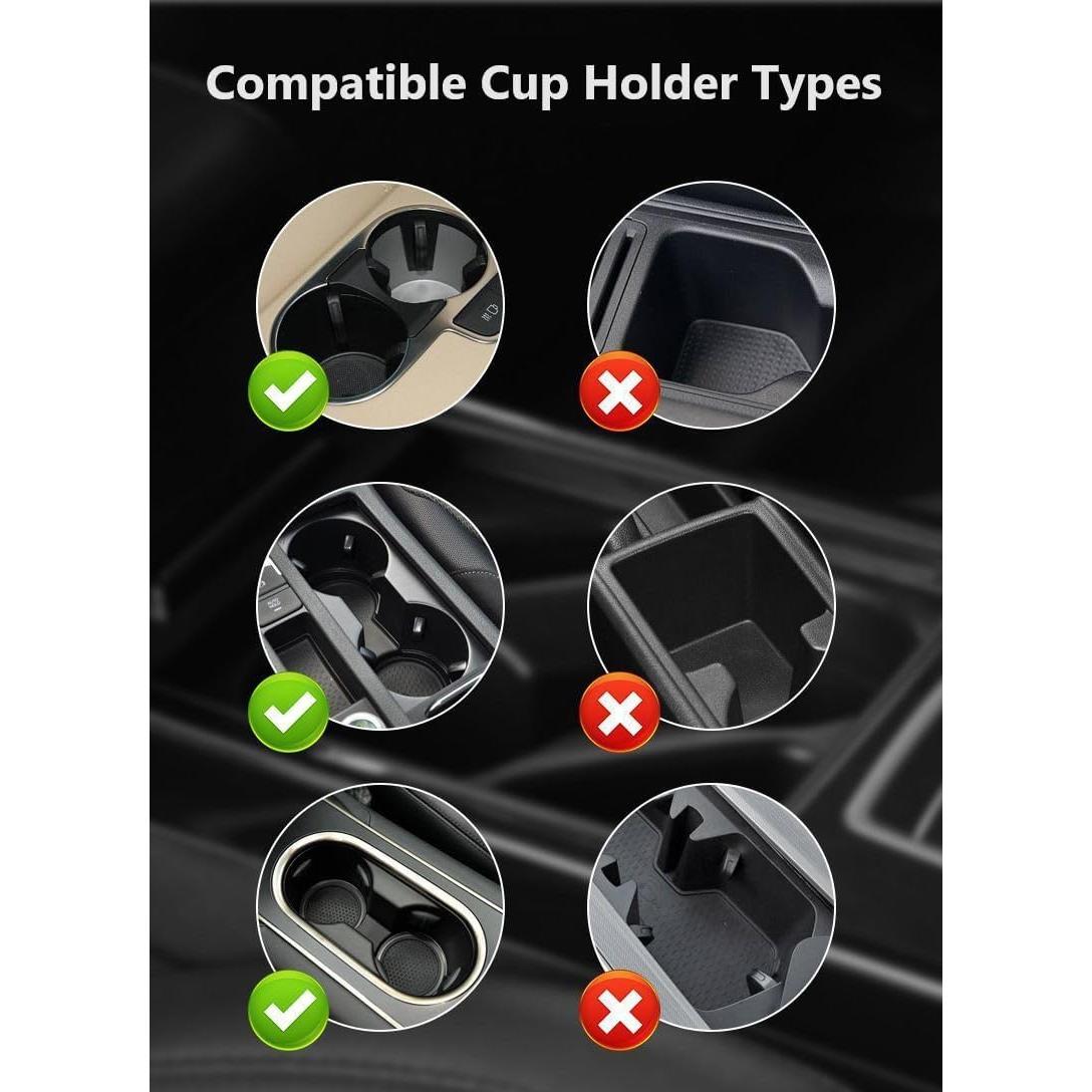 Adaptador Soporte para Tazas de Auto NOVAKE Ajustable 0.5 kg