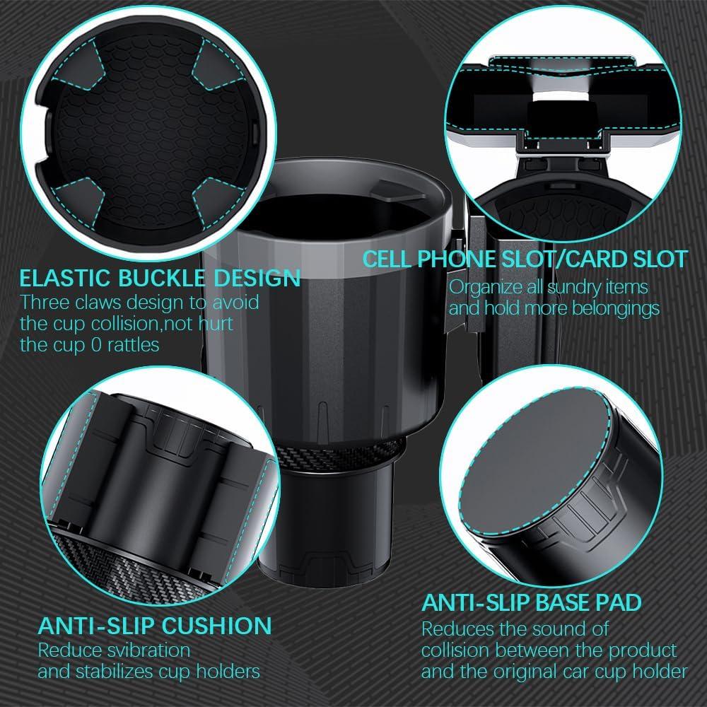 Soporte de Taza Removible Lecctso para Coche Ajustable 0.48kg