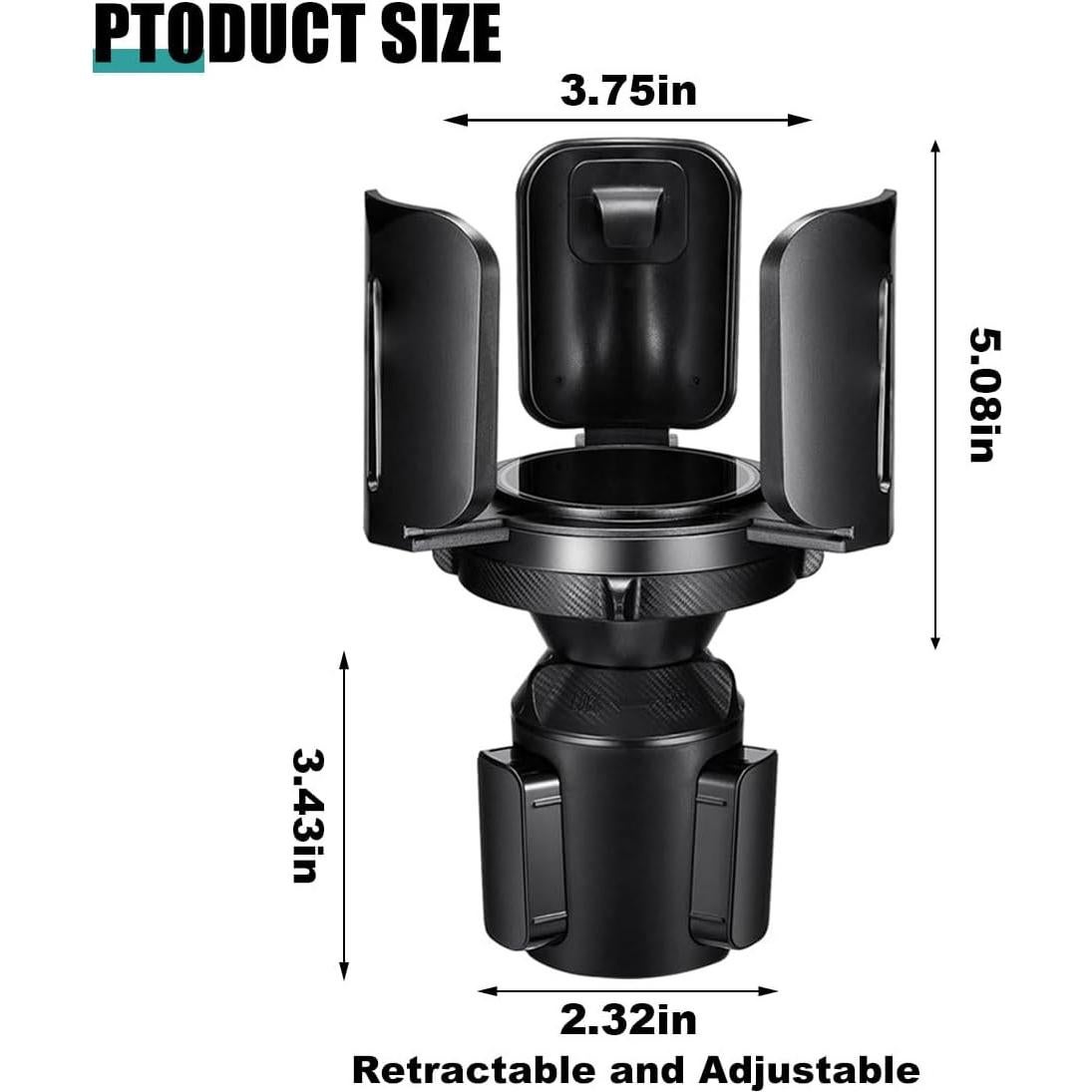 Expansor Soporte para Tazas de Auto GLSOWEE Ajustable 7.72-13.34 cm
