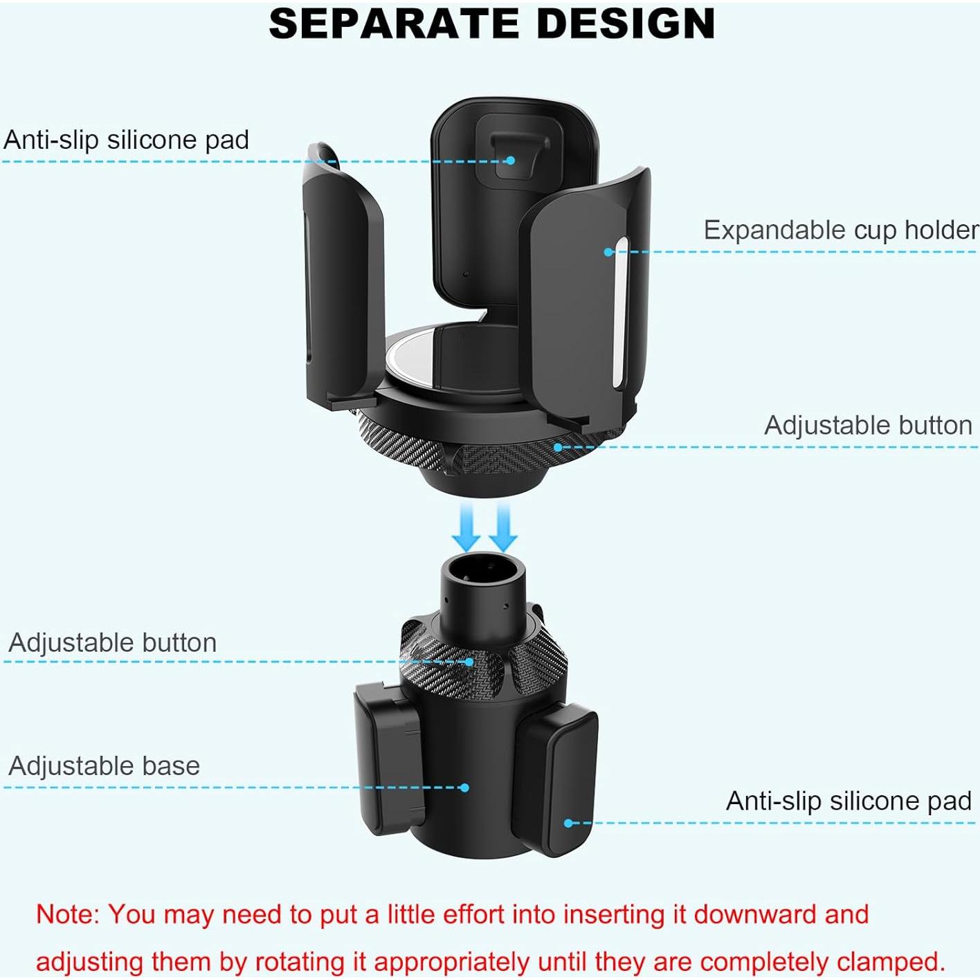 Soporte para Tazas Expandible DEGUM 2.0 Ajustable 10-64oz