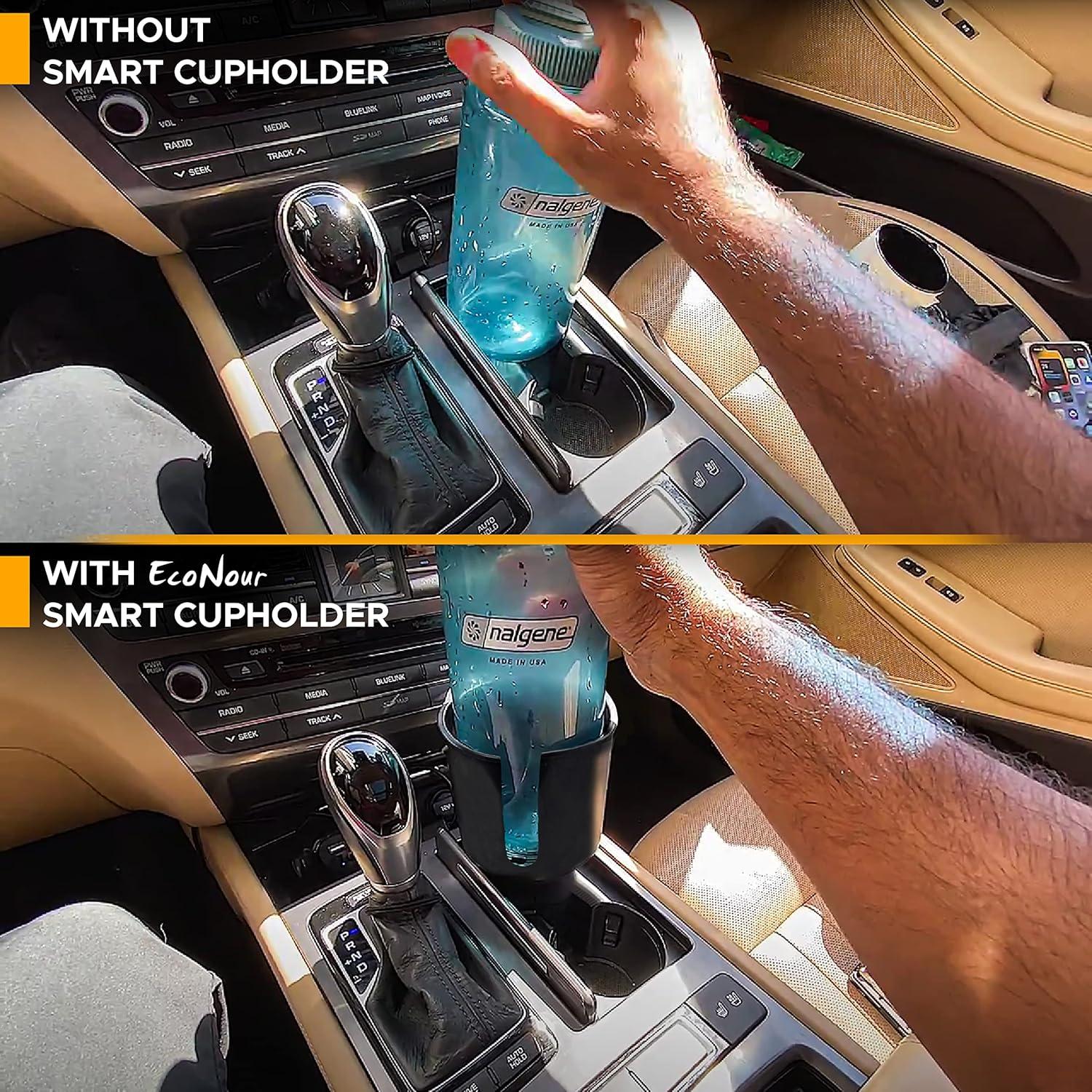 Expansor de Soporte para Tazas EcoNour - Adaptador Universal Negro