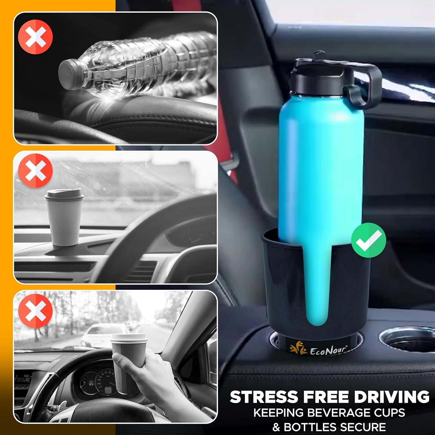 Expansor de Soporte para Tazas EcoNour - Adaptador Universal Negro