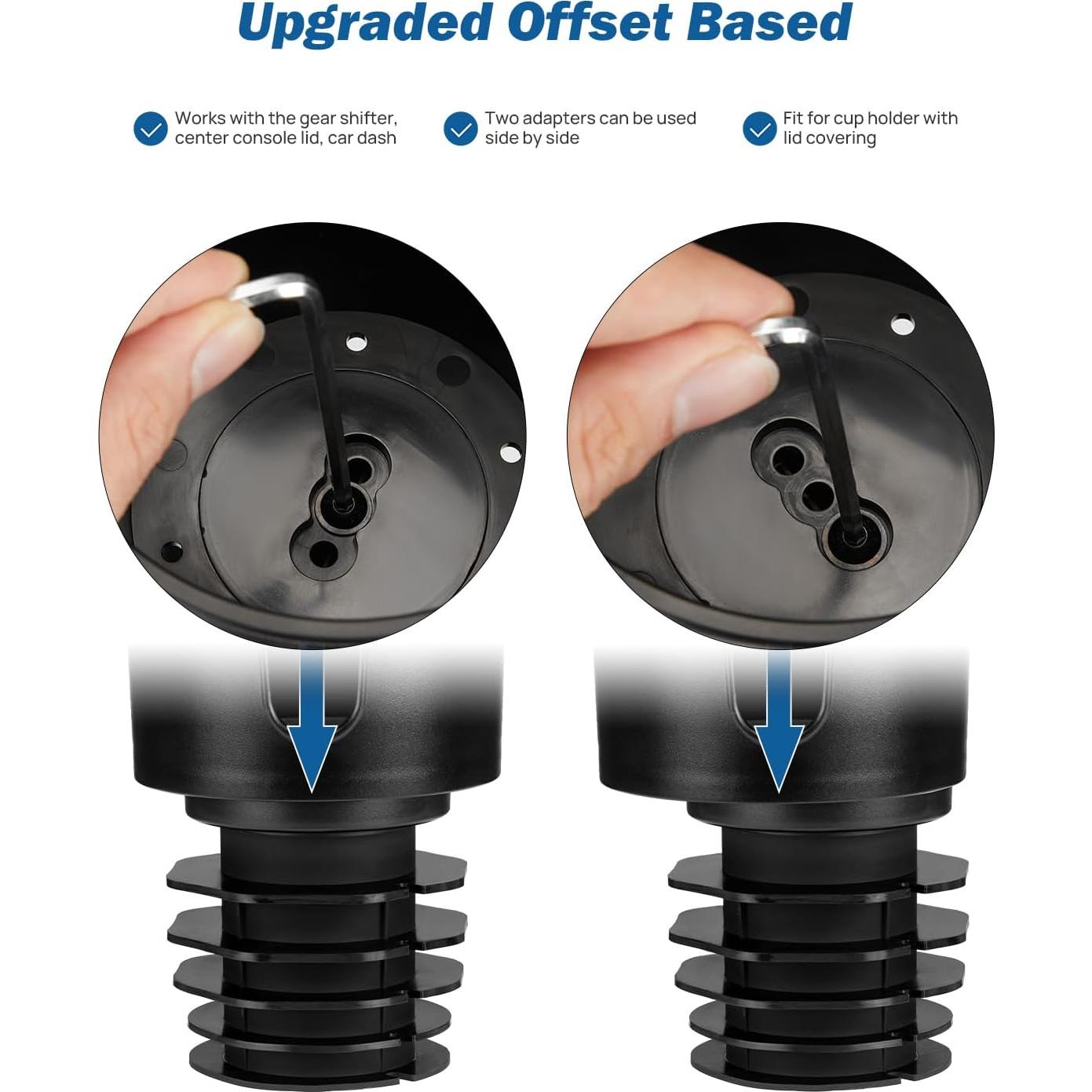 Expansor de Soporte para Tazas JOYTUTUS Grande Negro 3.4-4"