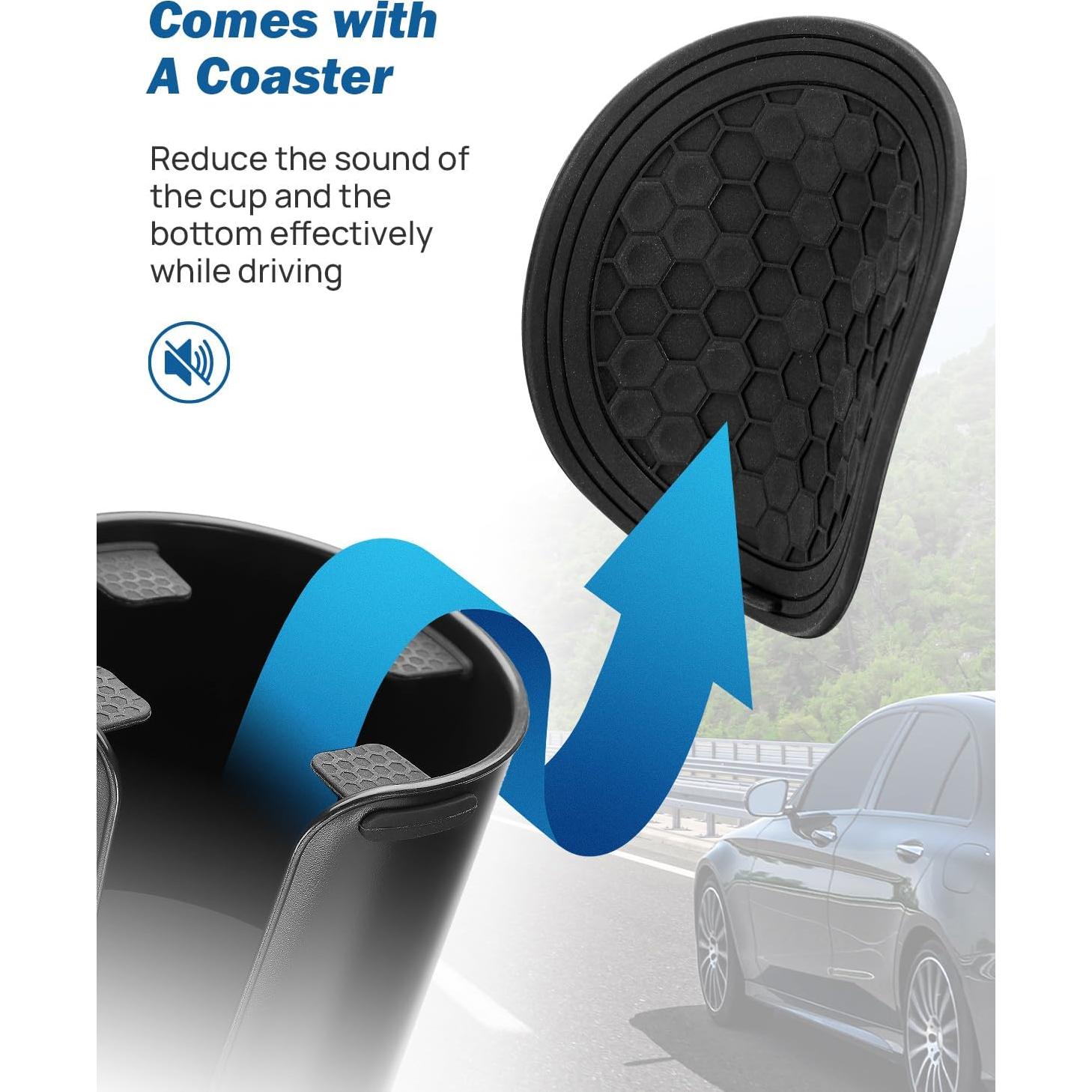 Expansor de Soporte para Tazas JOYTUTUS Grande Negro 3.4-4"