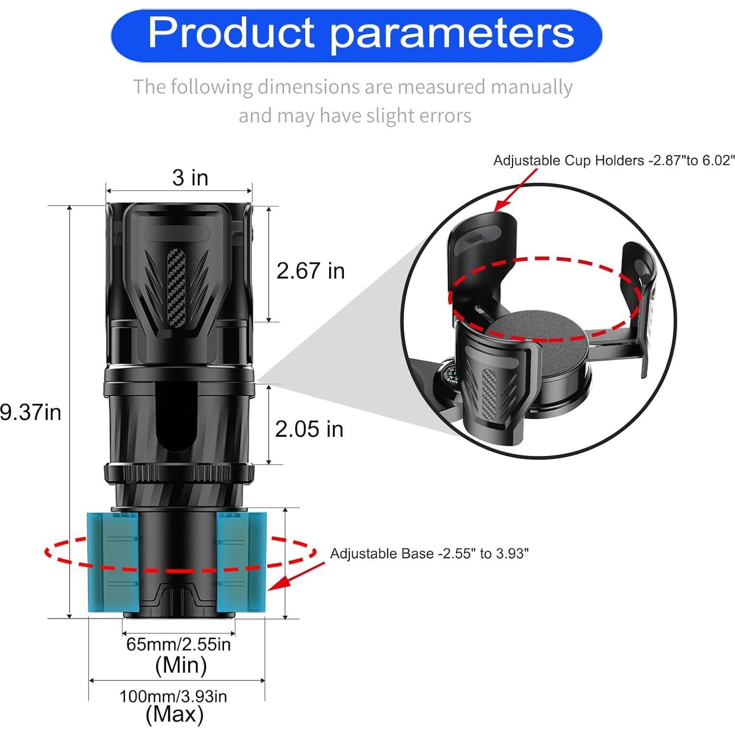 Soporte para Taza Multifuncional KUPAO 2 en 1 Ajustable