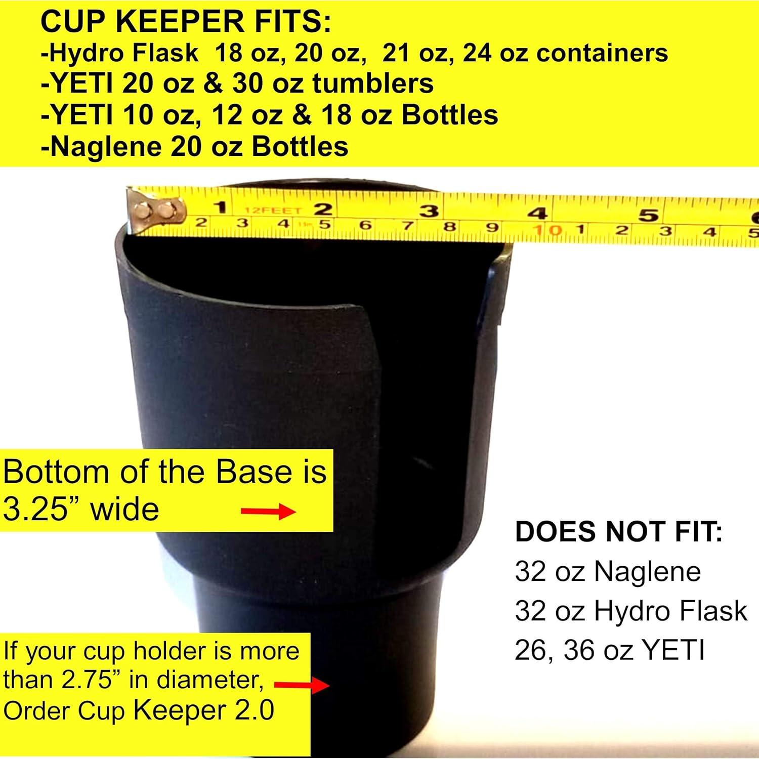 Adaptador Soporte para Tazas Gadjit Cup Keeper Negro 2 Pk