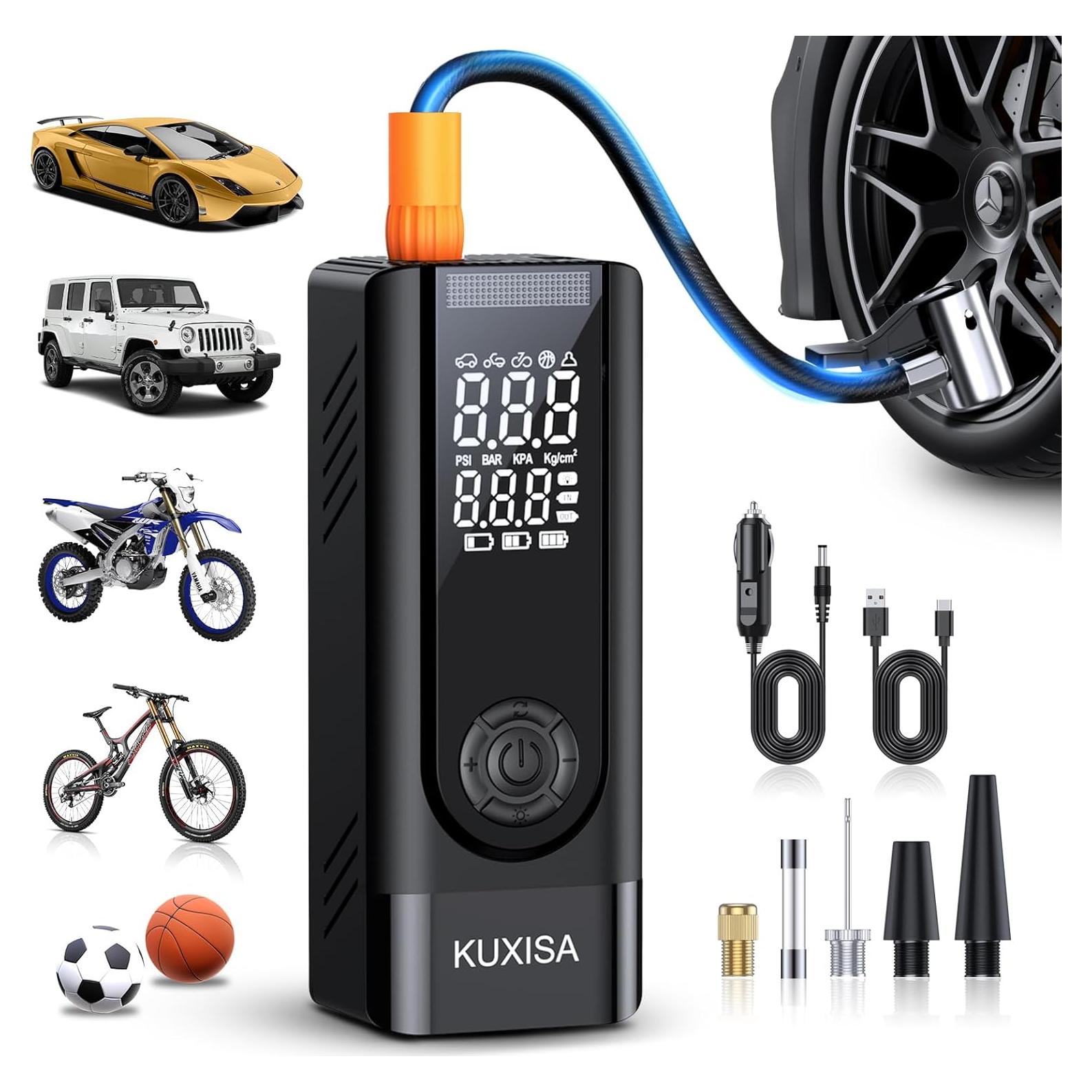 Compresor de Aire Portátil KUXISA CZK-5628 180PSI 25000mAh