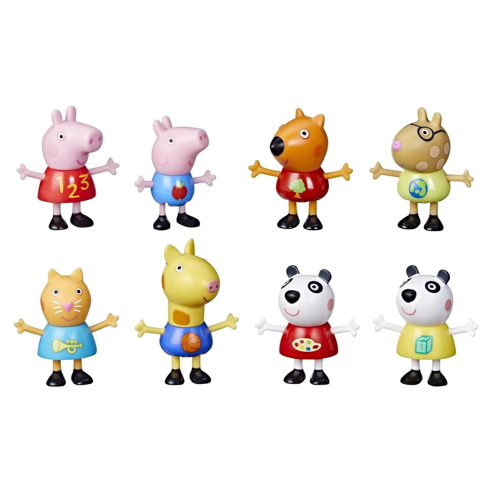 Figuras Peppa Pig 8 Piezas - Juguetes para Niños 3+