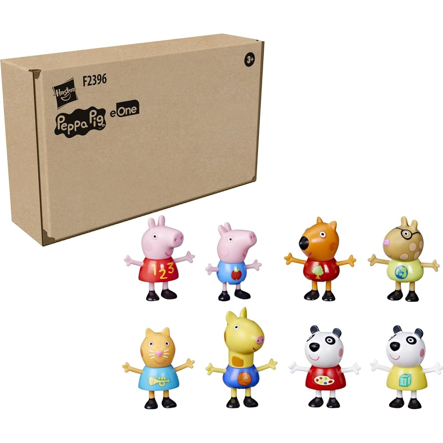 Figuras Peppa Pig 8 Piezas - Juguetes para Niños 3+