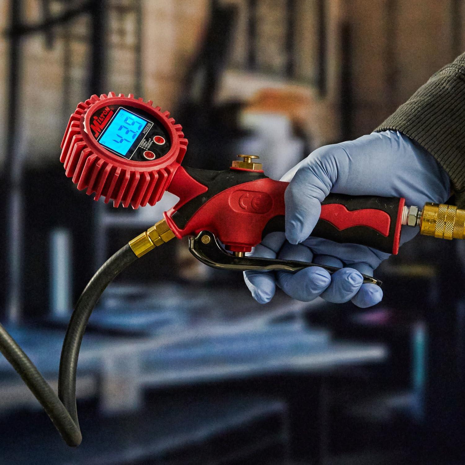 Medidor de presión de neumáticos digital Milton S-568 0-255 PSI