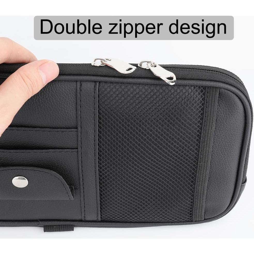 Organizador de Visera de Sol Kartisen Auto-VA-001 Negro