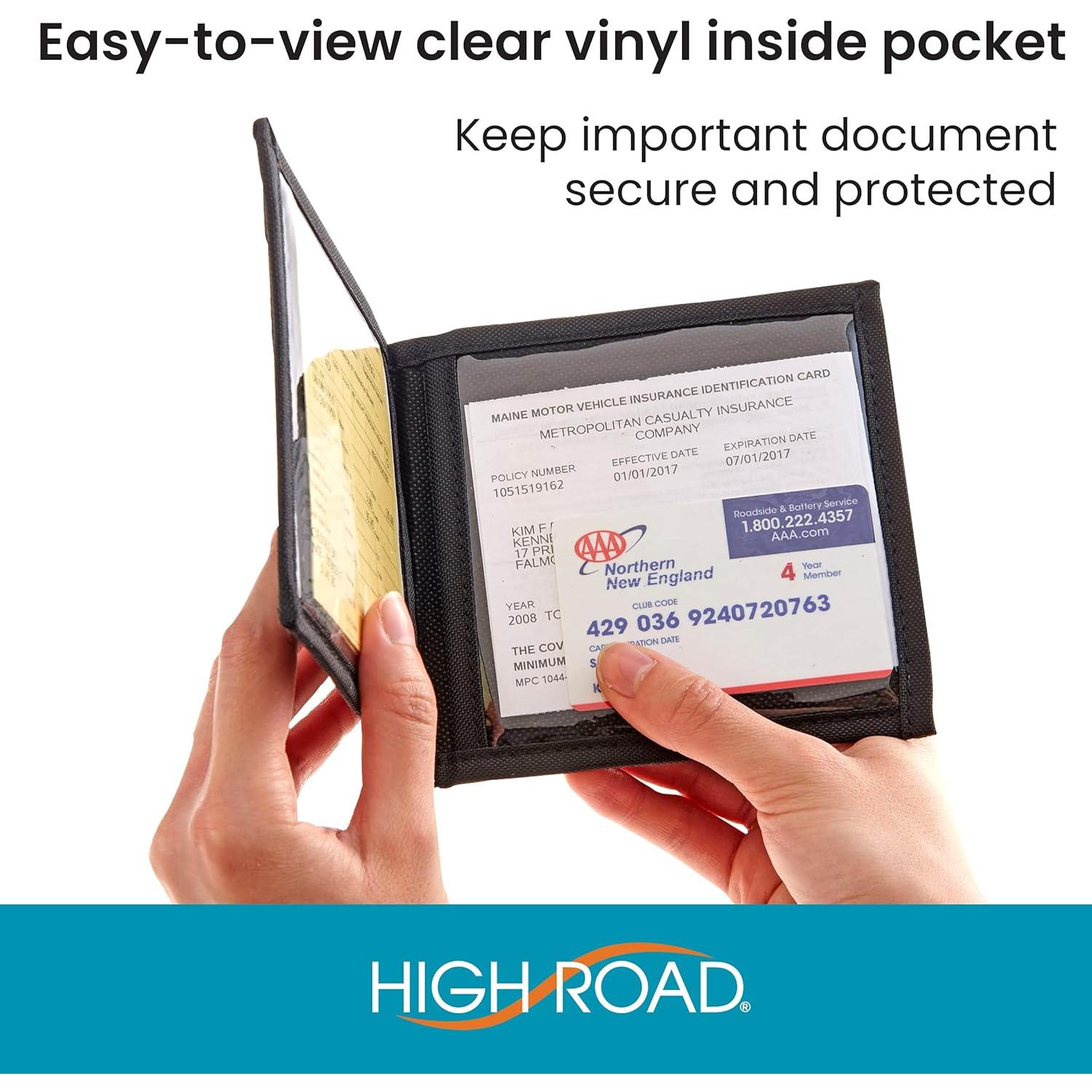 Soporte de Documentos para Auto High Road HRREGISTRATION Negro