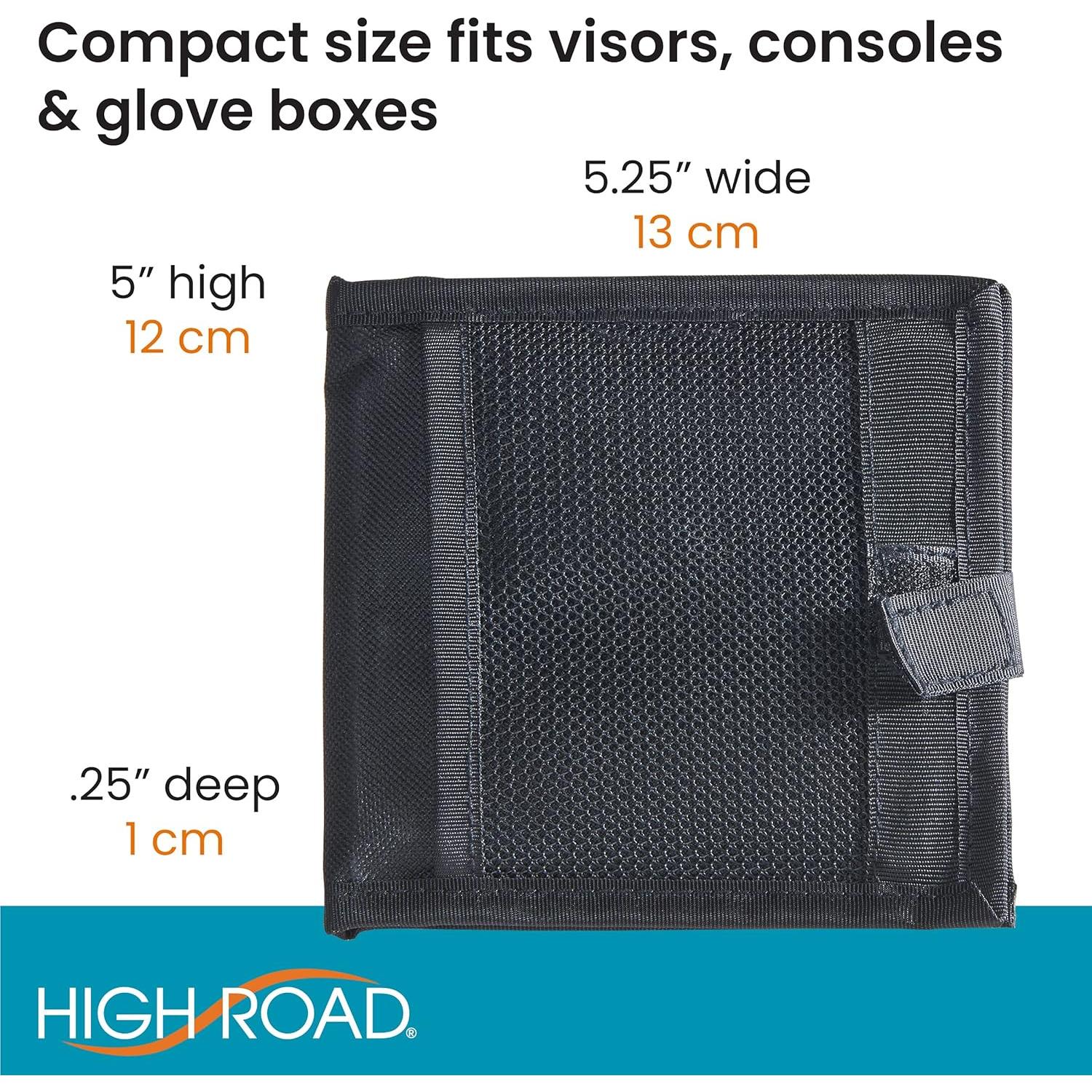 Soporte de Documentos para Auto High Road HRREGISTRATION Negro