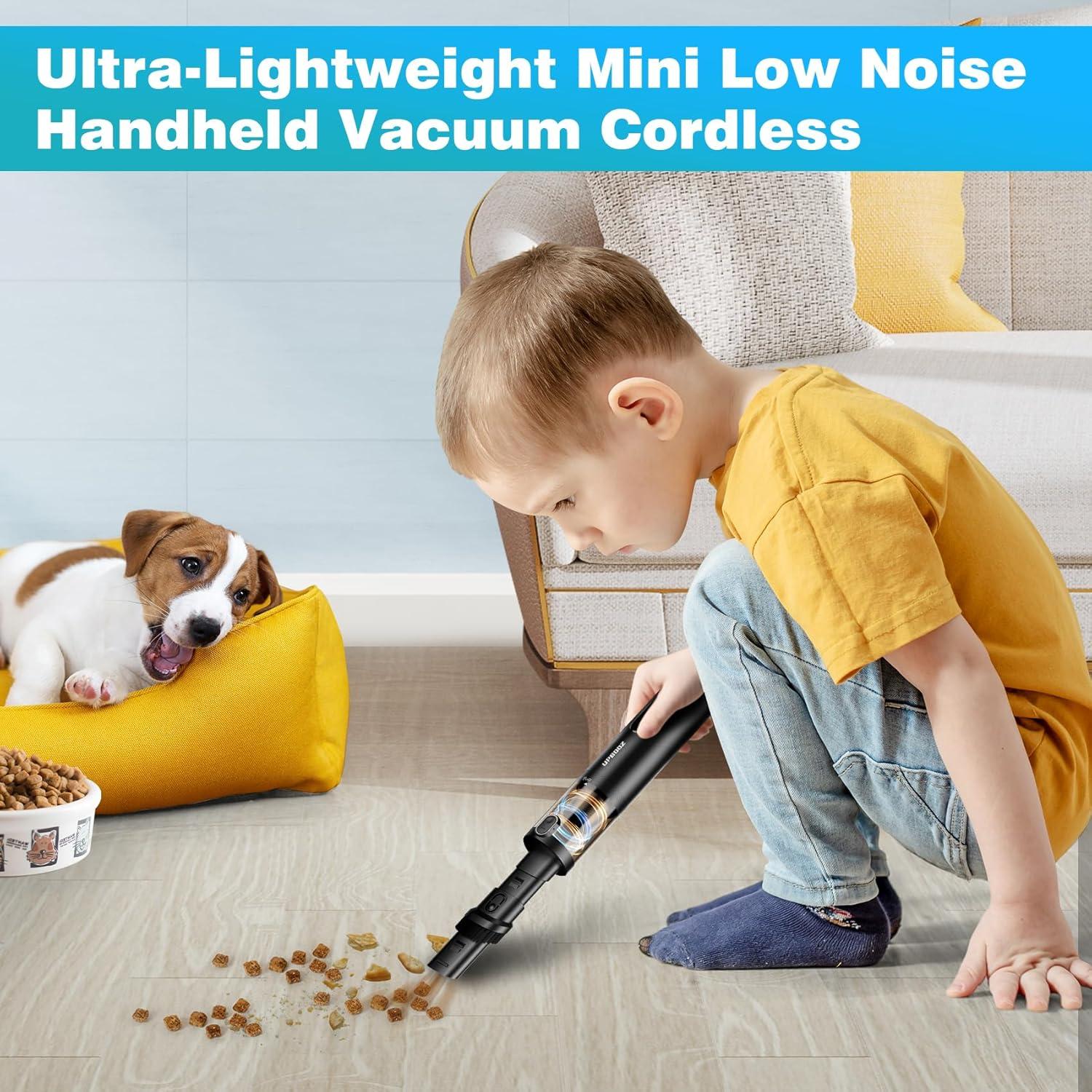 Aspiradora de Mano Inalámbrica Upbooz VC012 14000PA LED