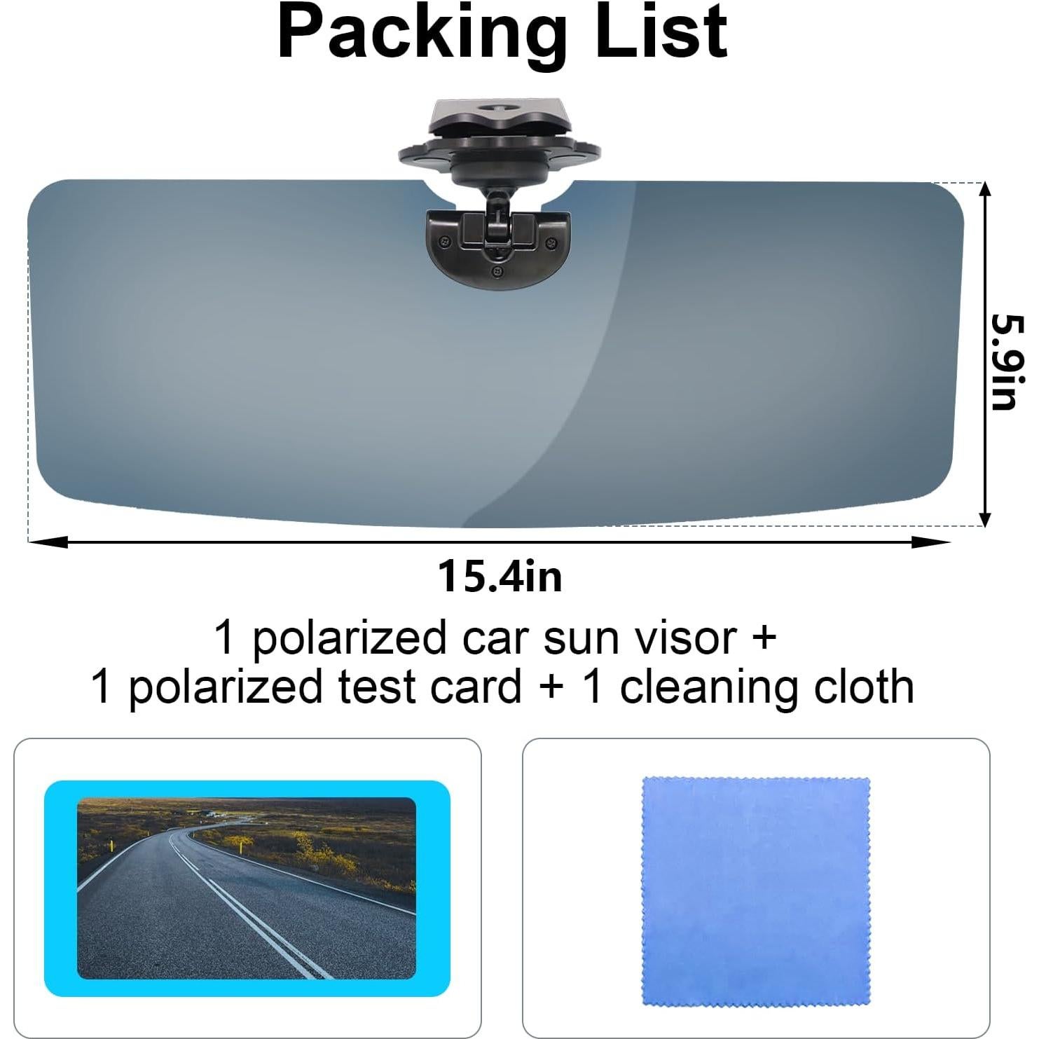 Extensor de Visera Solar Polarizada EnjoyCool SVEF001 Ajustable