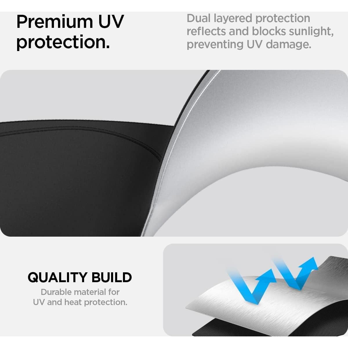 Protector Solar Parabrisas Frontal Spigen para Tesla Model 3/Y