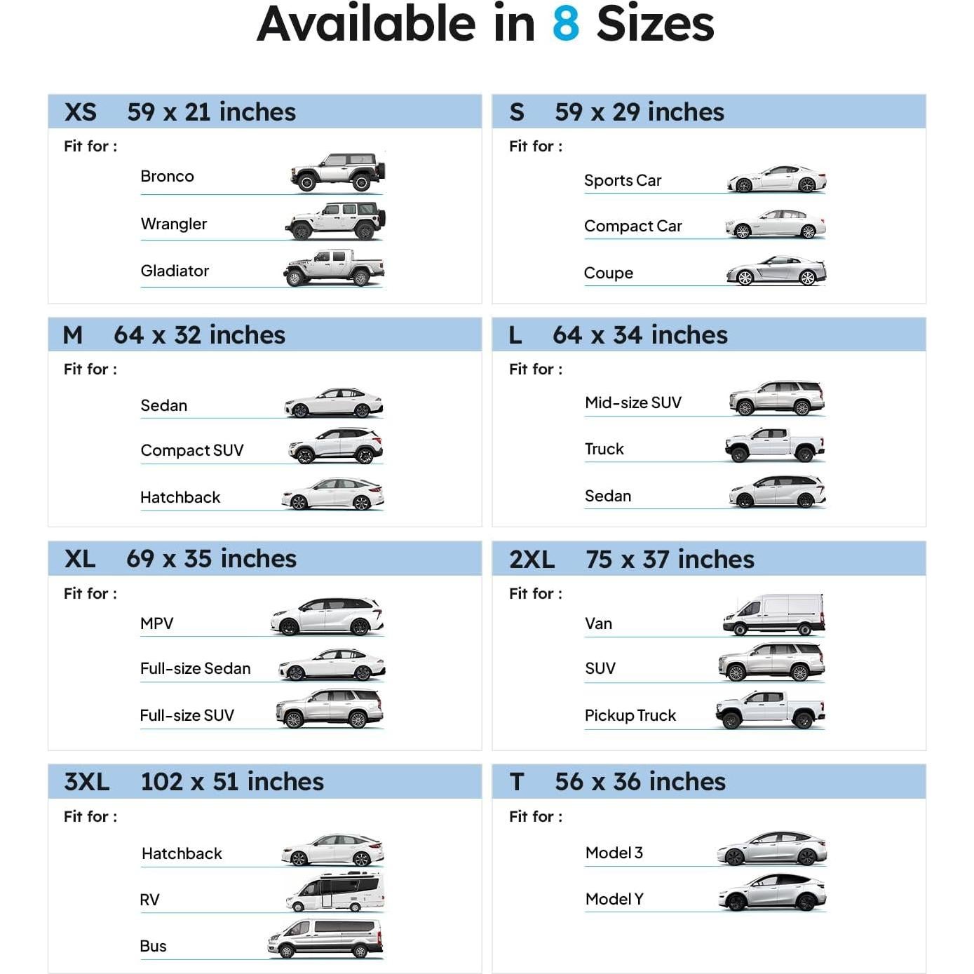 Sombra Solar Wigoo US-W-C-BS03 para Parabrisas 162.5x81.3cm