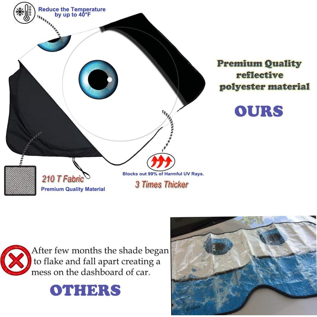 Sombra de Sol para Parabrisas Gven 2025 Protección UV Negro S