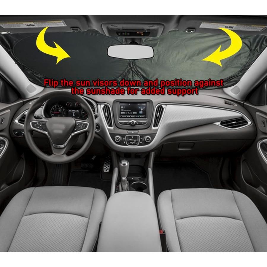 Sombra de Sol para Parabrisas Gven 2025 Protección UV Negro S